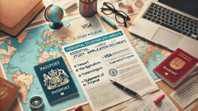 Documents required to study in Europe
